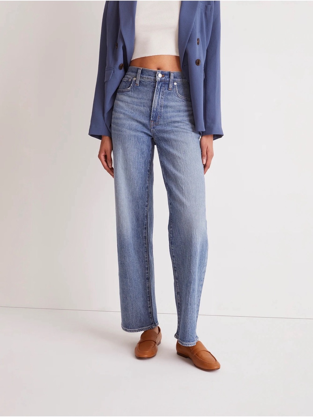 Madewell The Perfect Vintage Wide-Leg Jean Healthcote Wash